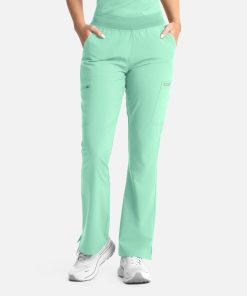 Womens Full Elastic Band Flare Leg Pant 5093T Tall