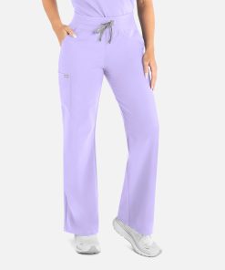 Womens High Waist Full Elastic Wide Leg Pant 5094P Petite