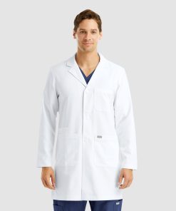 Mens Mid Length Lab Coat 5872