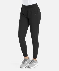 Womens Mid Rise Elastic Jogger 60302P Petite