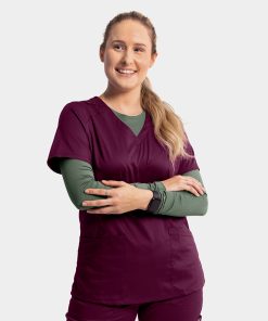 Womens V-Neck Top 2801