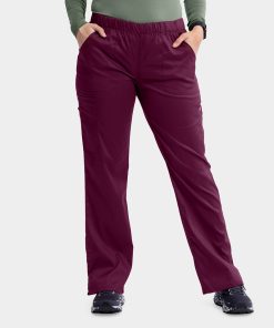 Womens Full Elastic Waistband Pant 6801 Regular