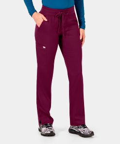 Womens Semi-Tapered Pant w/ Yoga Style Waistband 6802 Regular