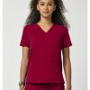 Womens 3-Pocket V-Neck Top HH653