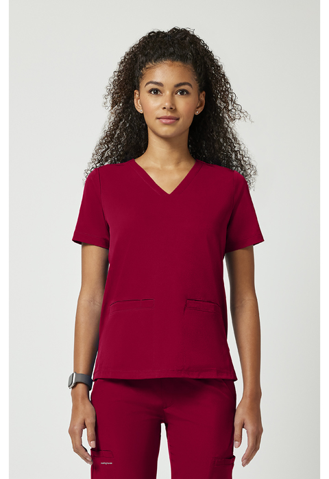 Womens 3-Pocket V-Neck Top HH653