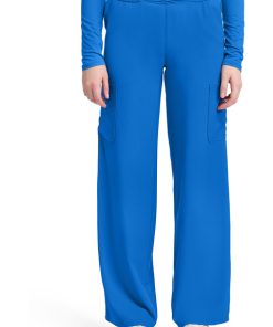 Womens 5-Pocket Ruched Wide Leg Pant MC011P Petite