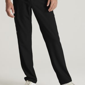 Grey's Anatomy Evolve Men's 5 Pocket Textured Waistband Slim & Straight Pant