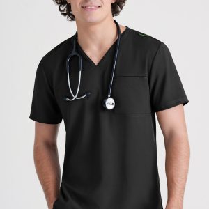 Grey's Anatomy Evolve Piped V-Neck Top